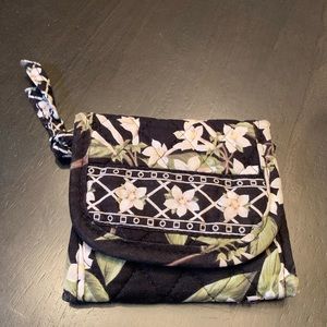 Gently used Vera Bradley “Jasmine” trifold wallet.